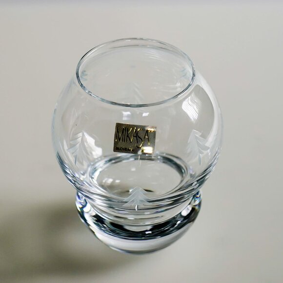 Mikasa Festive Glow Crystal Candle Holder - Picture 1 of 4